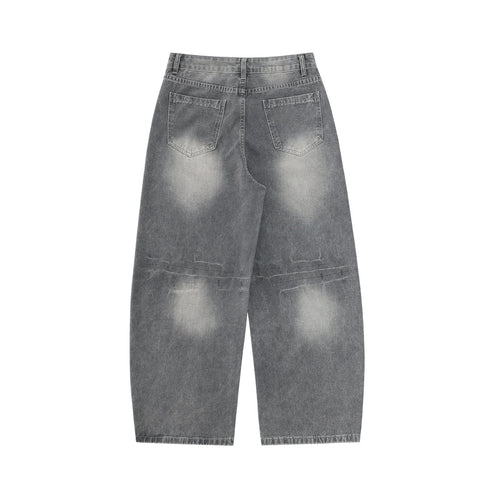 Ghost Wash Barrel Jeans