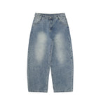 Ghost Wash Barrel Jeans