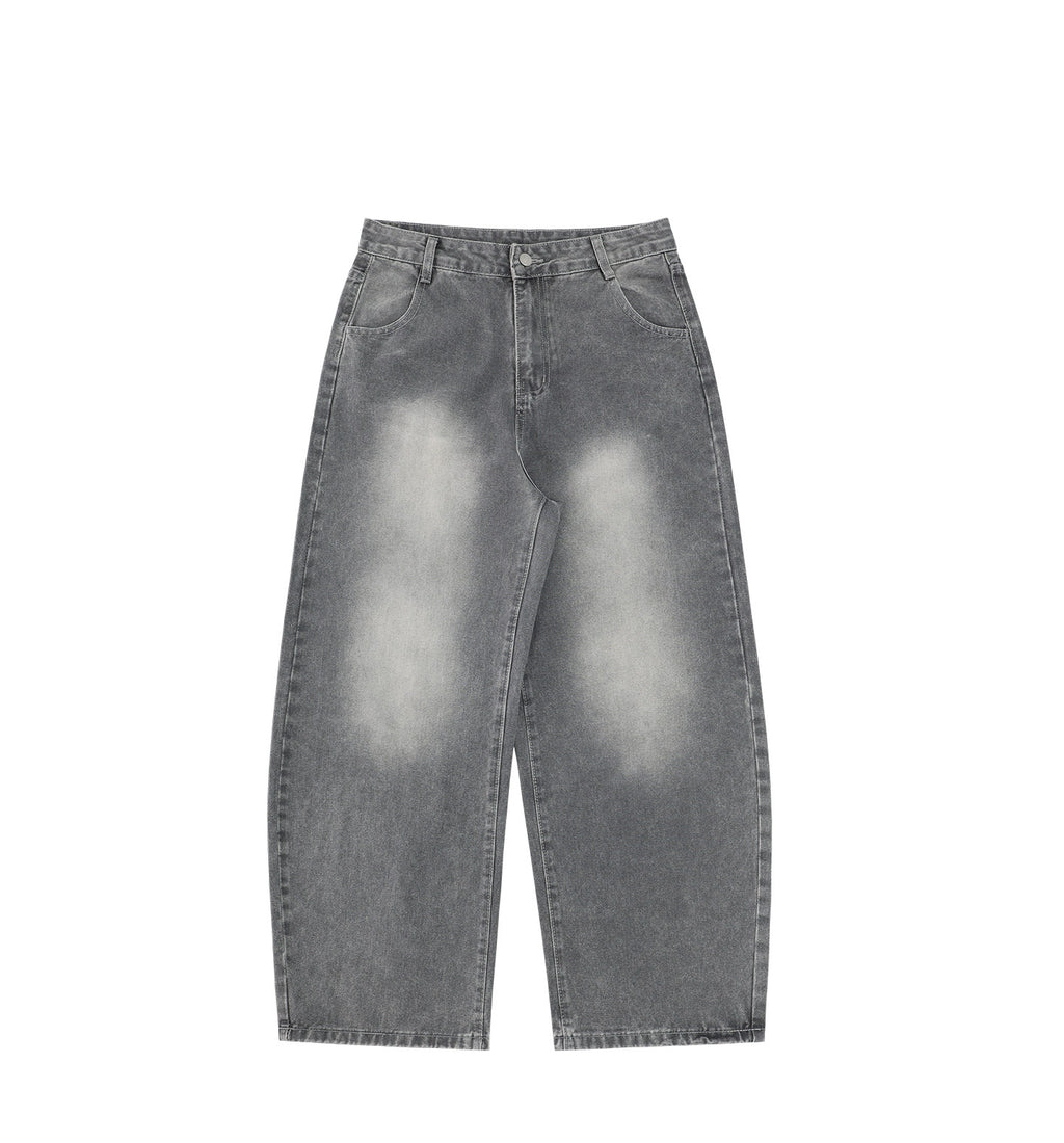 Ghost Wash Barrel Jeans