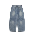 Ghost Wash Barrel Jeans